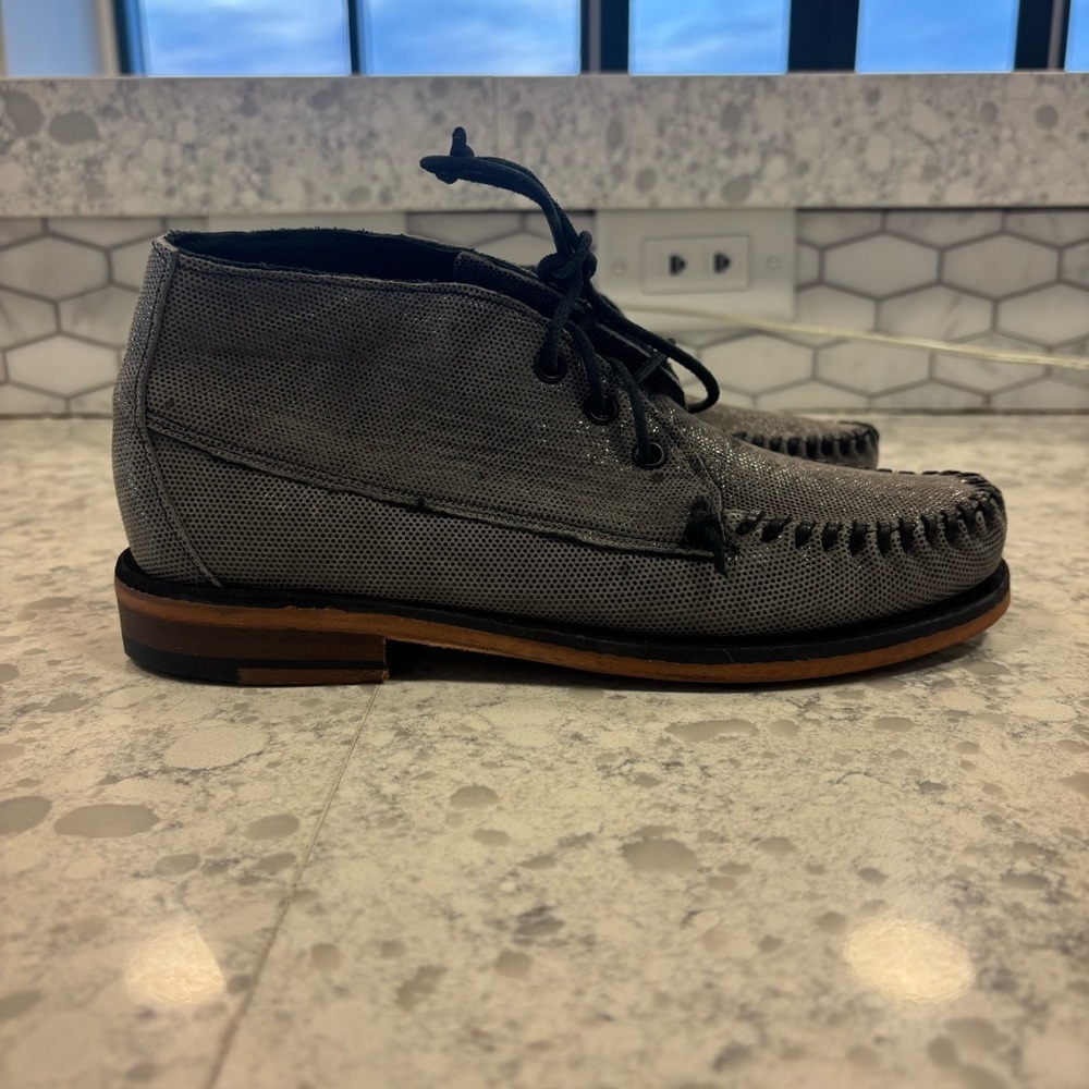 Sebago Women’s Six Degrees Chukka Boots Gray 3 Eye Bootie, Size 7